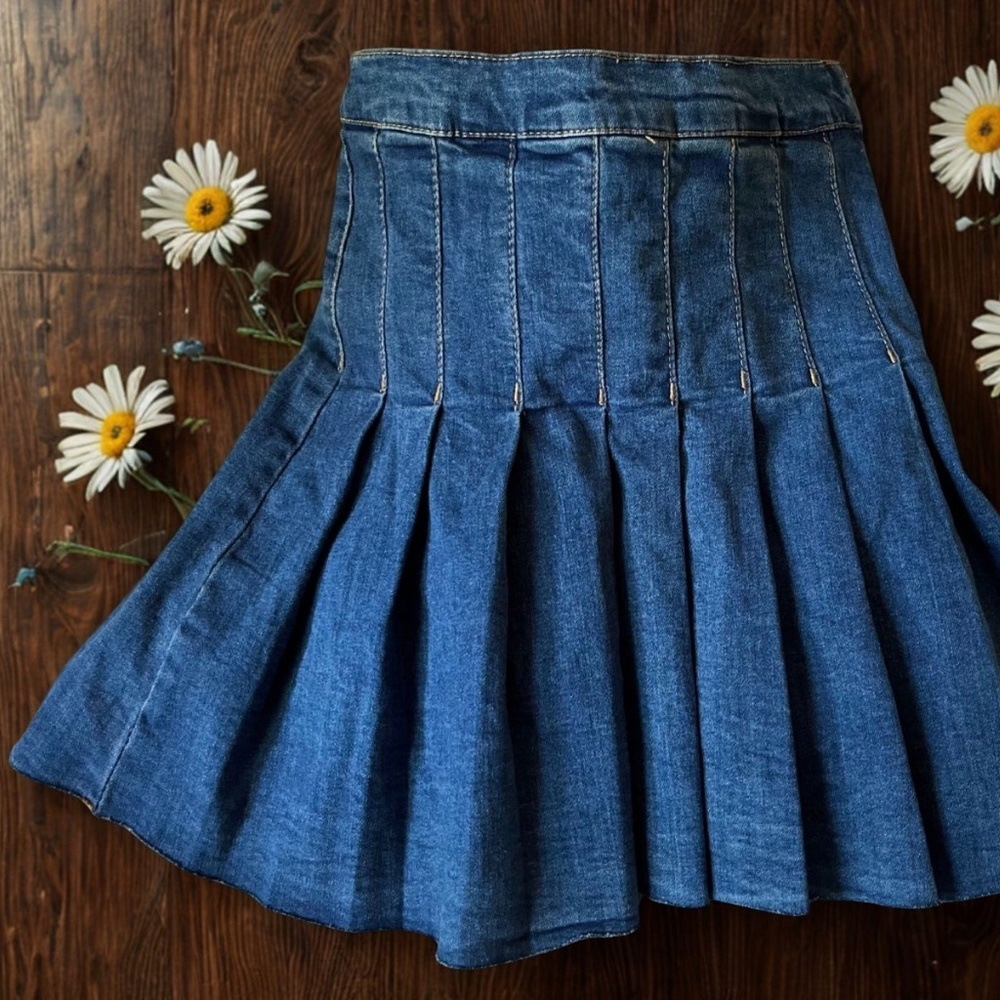 RE Generation by Celebrity Pink Denim Skirt XS